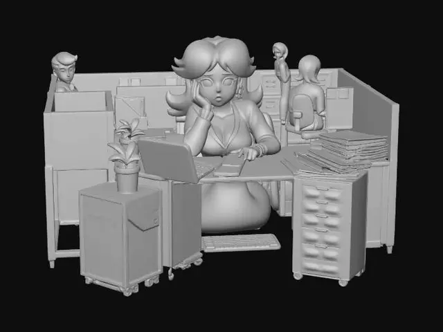 3D model for Bored at the Office