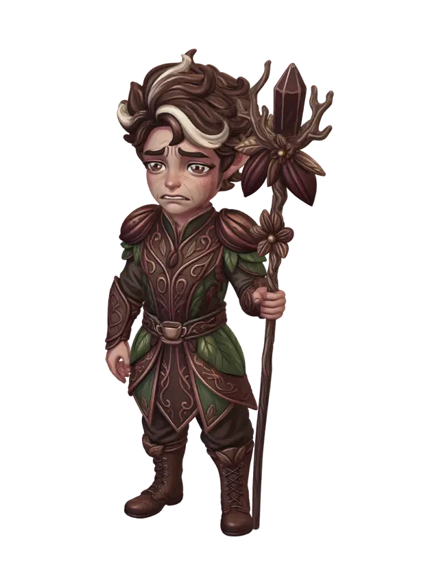 3D model for Leafbound Apprentice