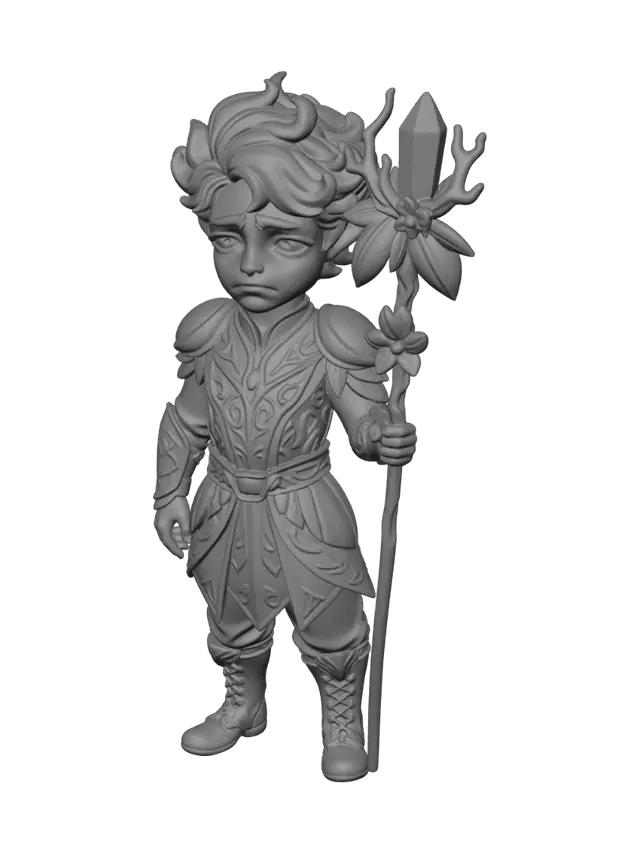3D model for Leafbound Apprentice