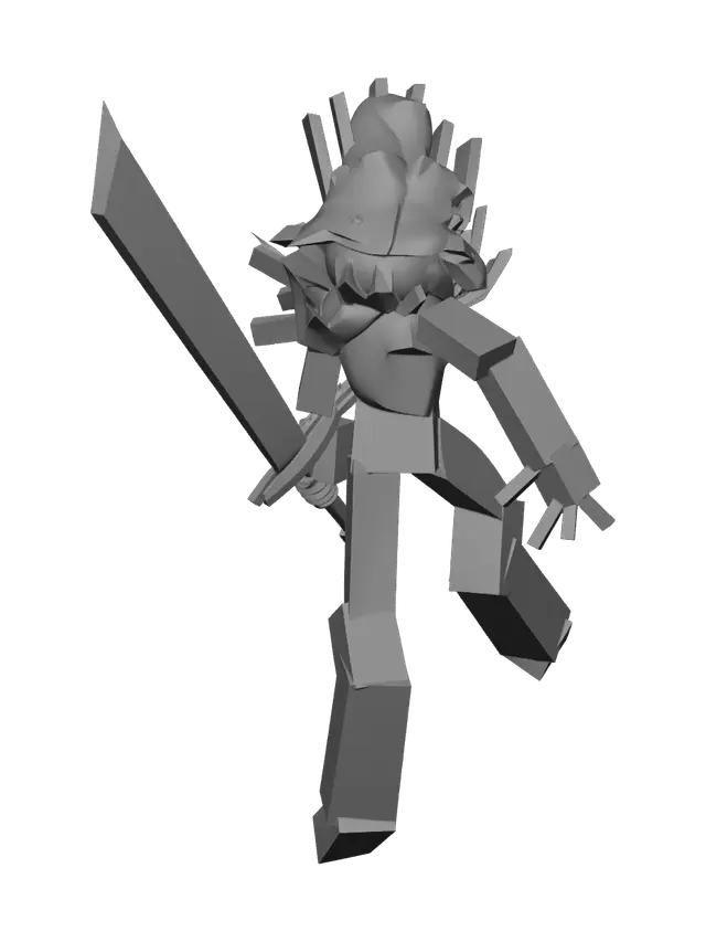 3D model for Weathered Twisted Sprout