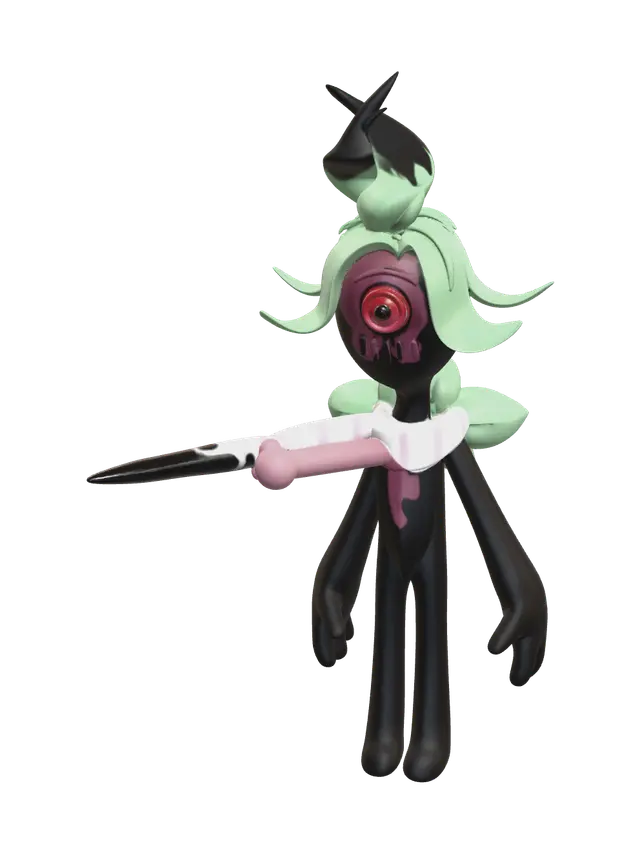 3D model for Stylized Twisted Sprout