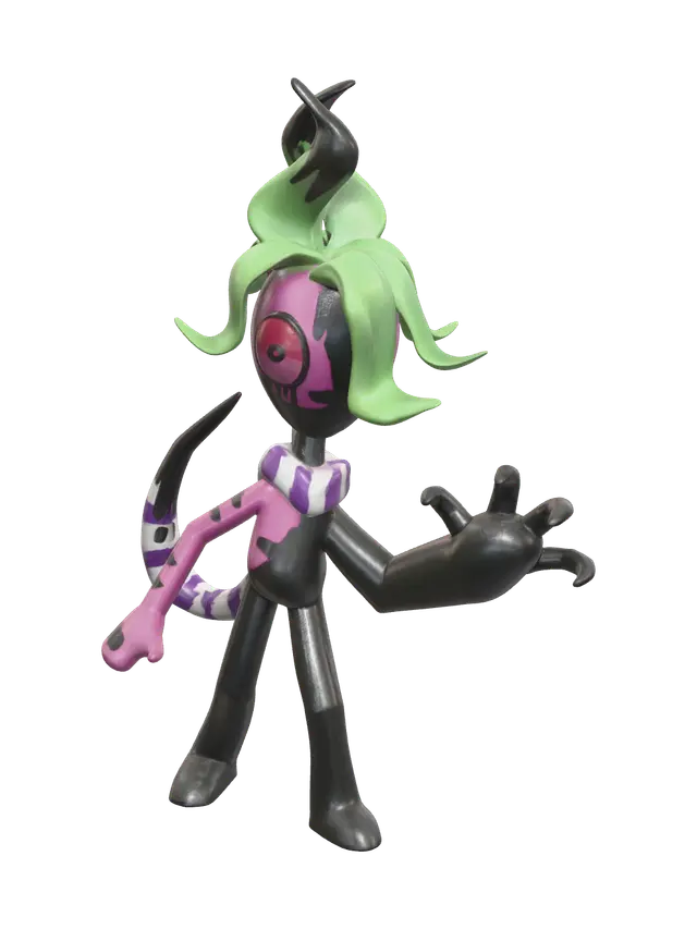 3D model for Low-Poly Twisted Sprout
