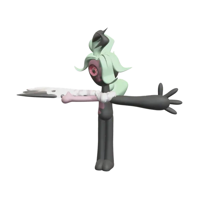 3D model for Low-Poly Twisted Sprout