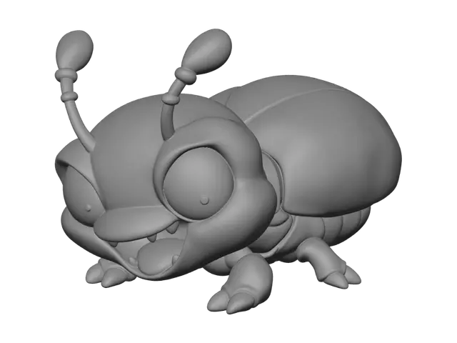 3D model for Ember Beetle