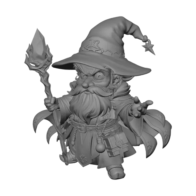 3D model for Azure Arcane Gnome