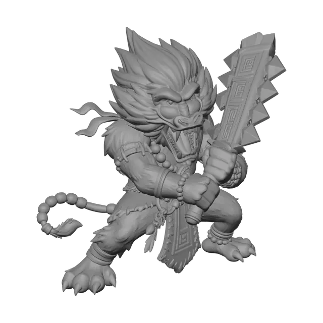 3D model for Spiked War Ape