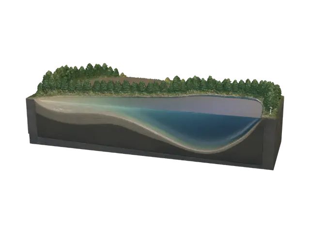 3D model for Lakeside Cross-Section