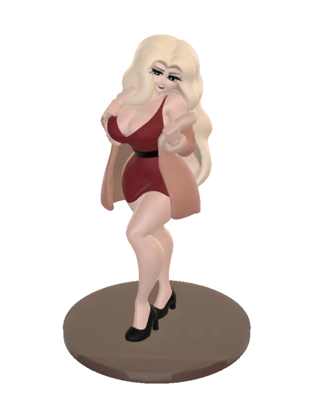3D model for Scarlet Siren in a Golden Hour