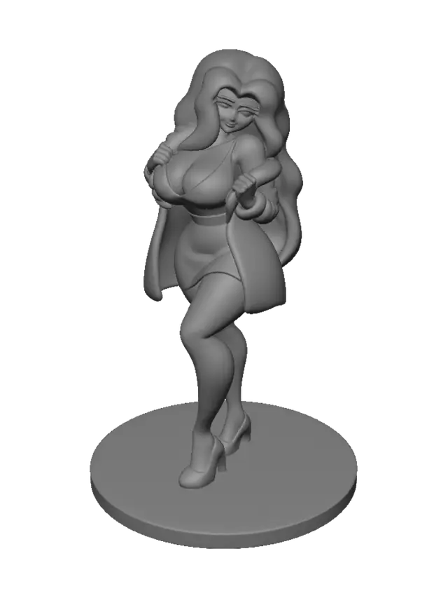 3D model for Scarlet Siren in a Golden Hour