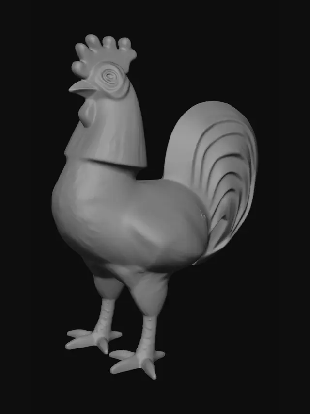 3D model for Stars and Stripes Rooster