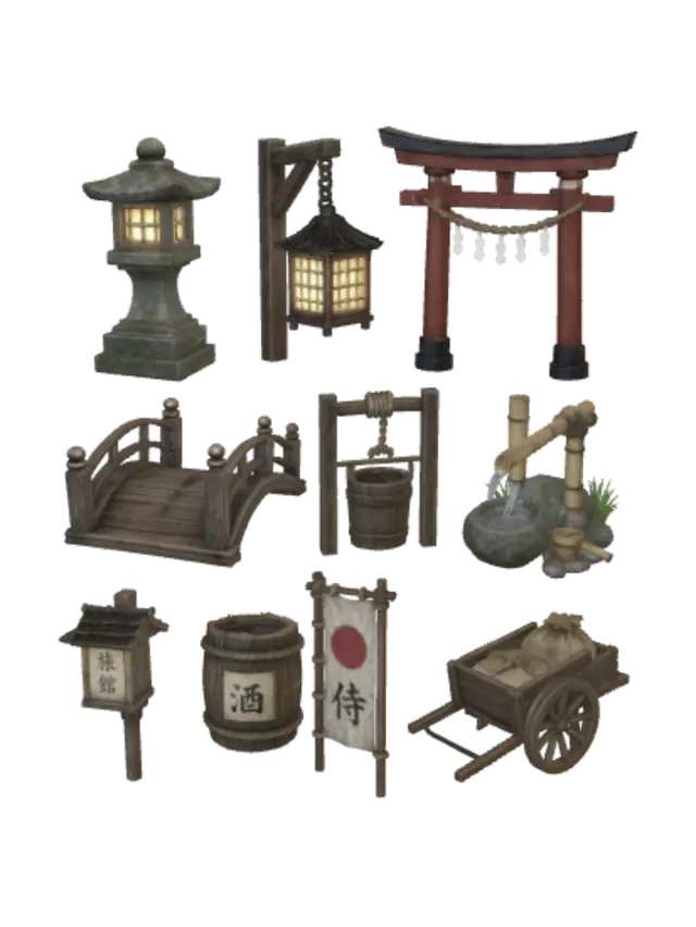 3D model for Japanese Garden Essentials