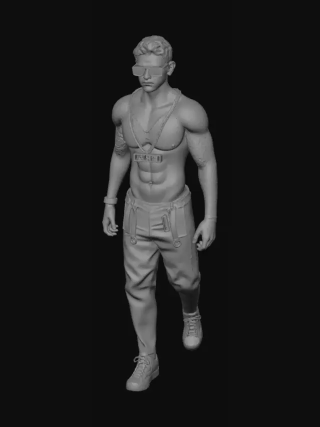 3D model for Rich at Sunset