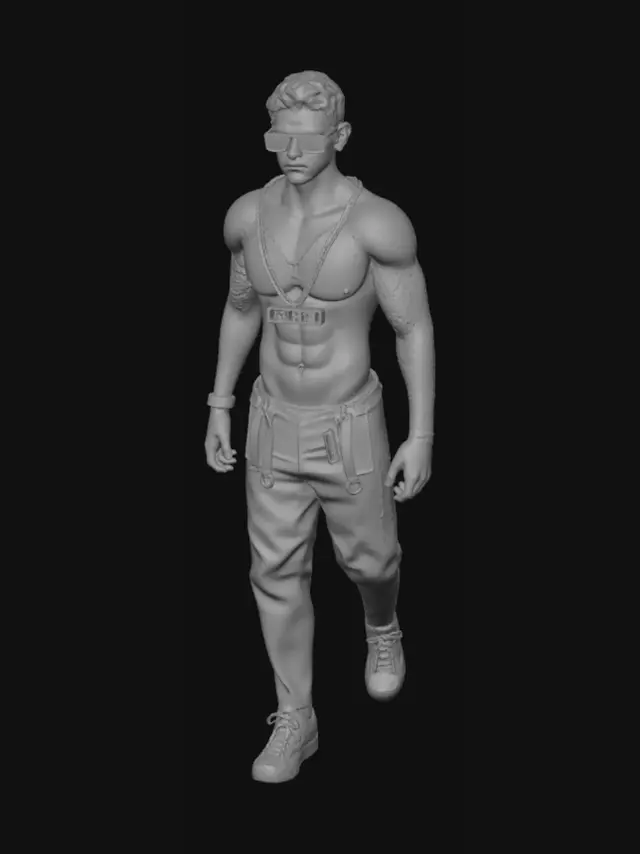 3D model for Rich at Sunset