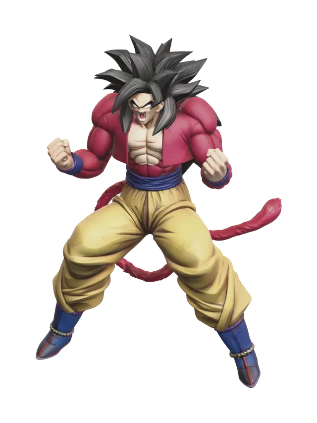 3D model for Stylized Ssj4