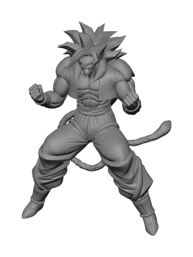 3D model for Stylized Ssj4