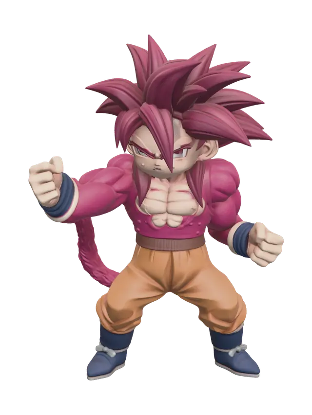 3D model for Low-Poly Ssj4