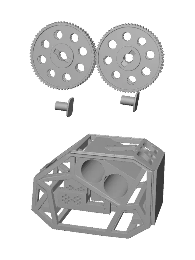 3D model for 3D Printed Mini Chassis Kit