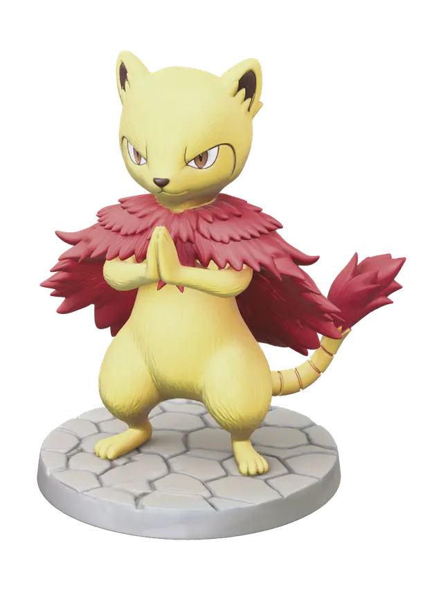 3D model for Low-Poly Mienfoo Evolution