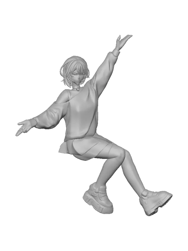 3D model for Catstep Pose
