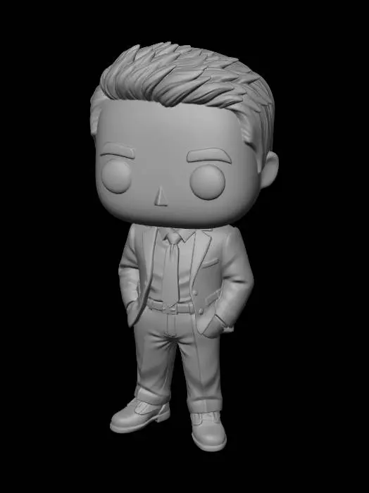3D model for Suited Executive Pop