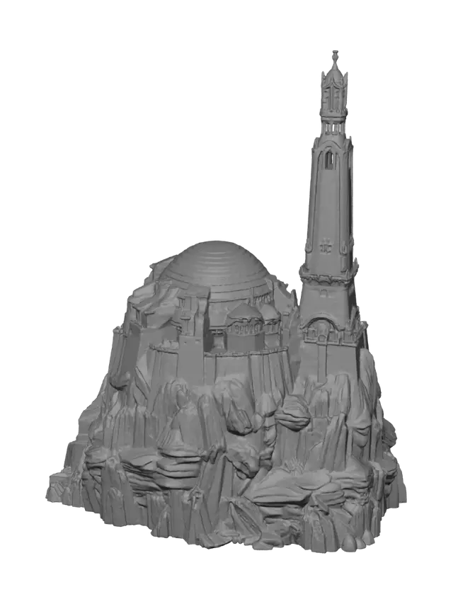 3D model for Gothic Spire on the Mountain