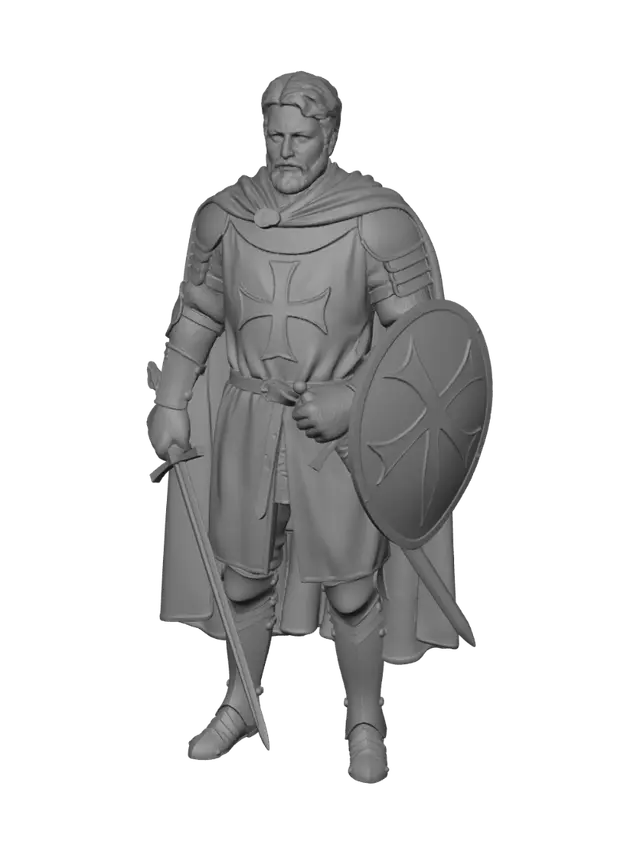3D model for Crusader Knight