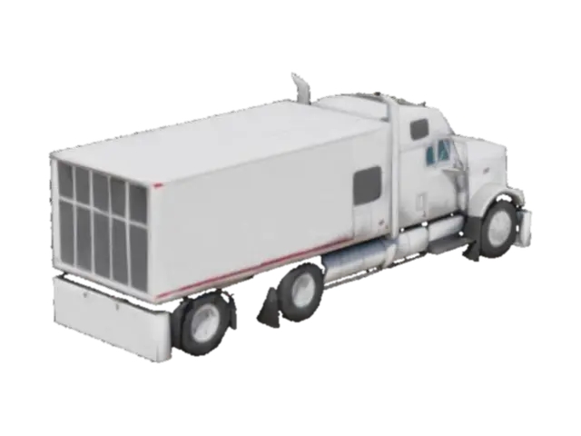 Modelo 3D de make me a 3-d model of a Peterbilt semi with clean with smooth edges with sleeper… - Printer, gerado por IA