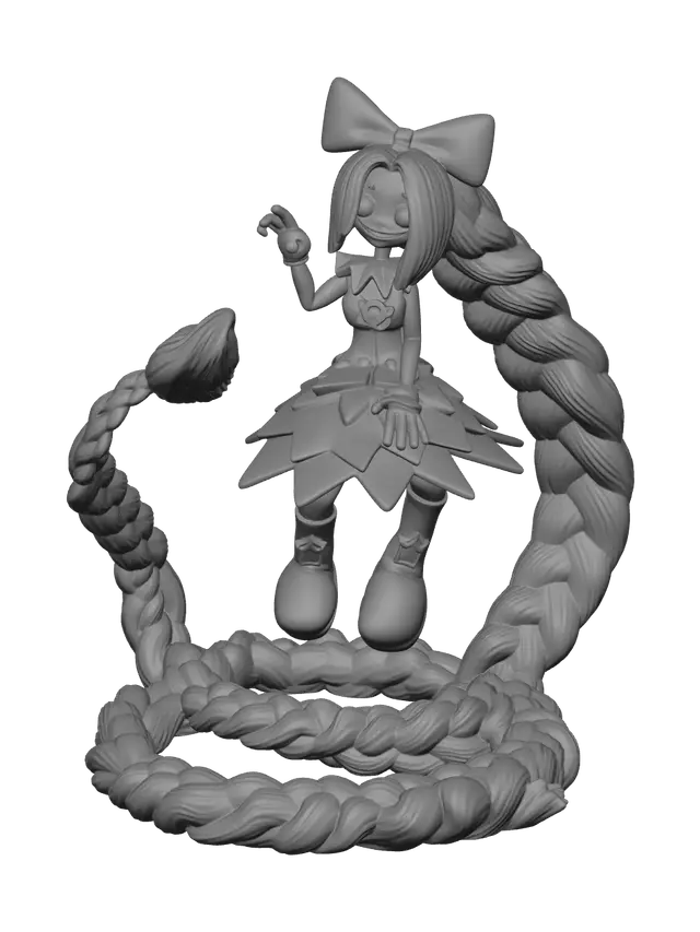 3D model for Ornate Lily Love Braids