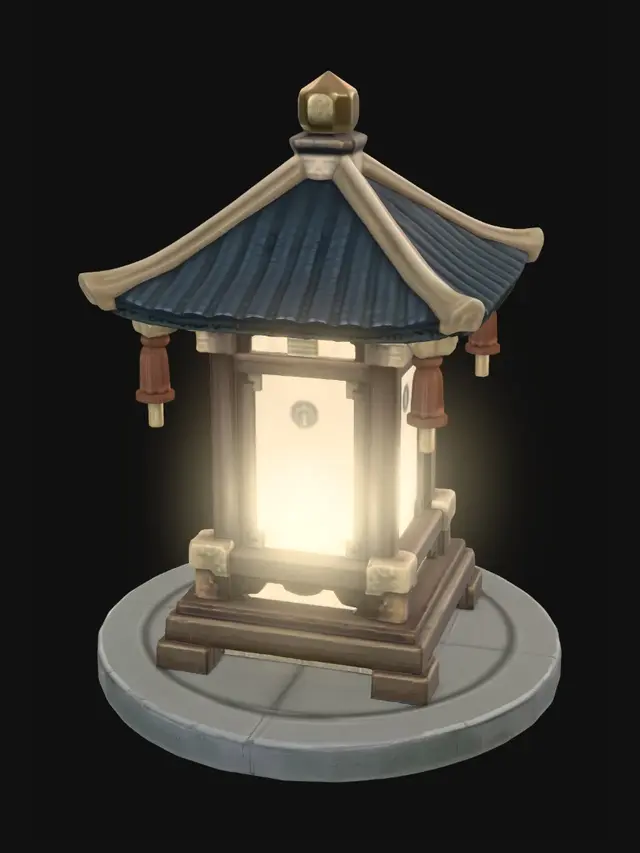3D model for Pagoda Lantern Shrine