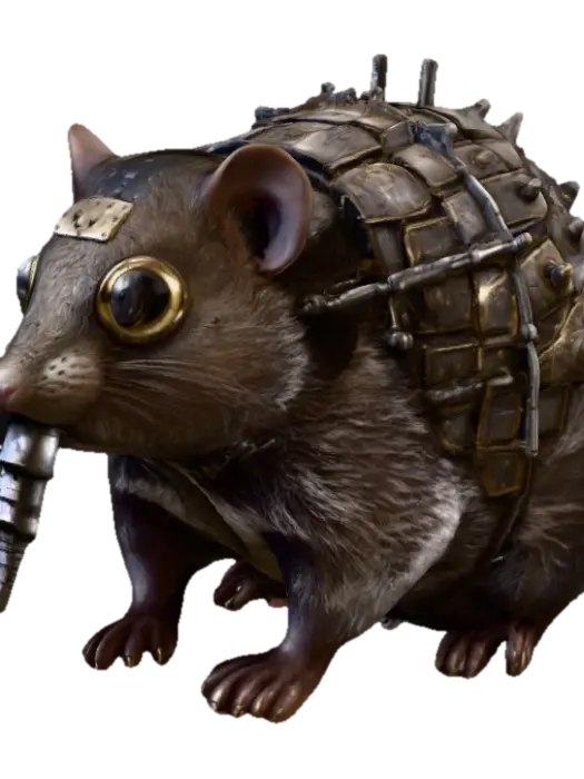 Talpa Di Ferro - Italianbrainrot 3D model, vytvořený pomocí AI