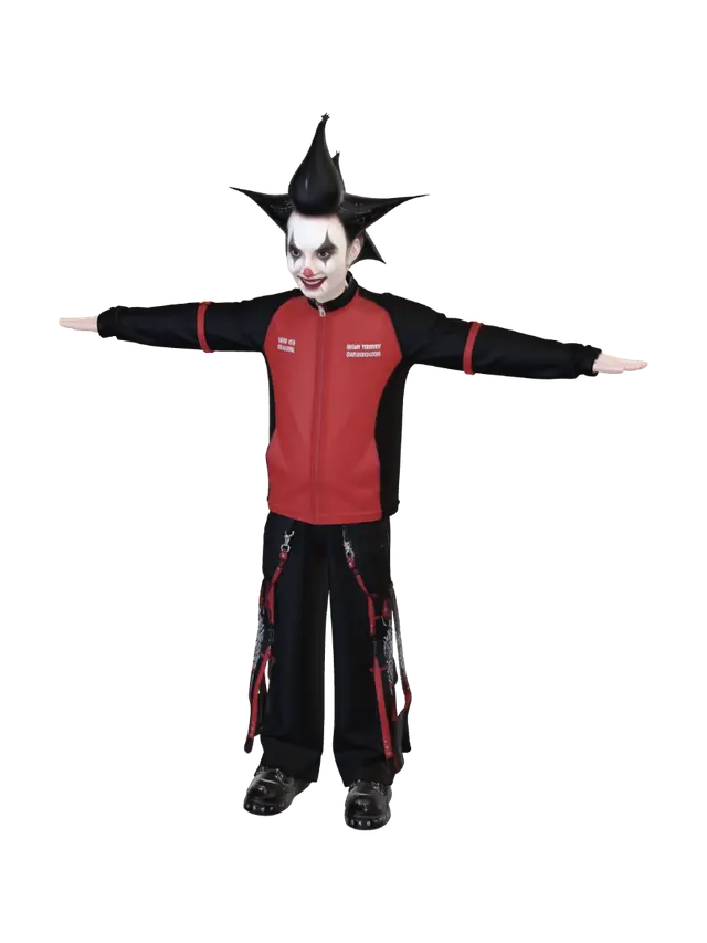 3D model for Crimson Harlequin Clown