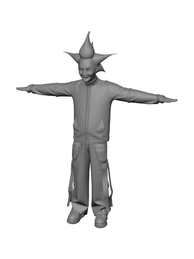 3D model for Crimson Harlequin Clown
