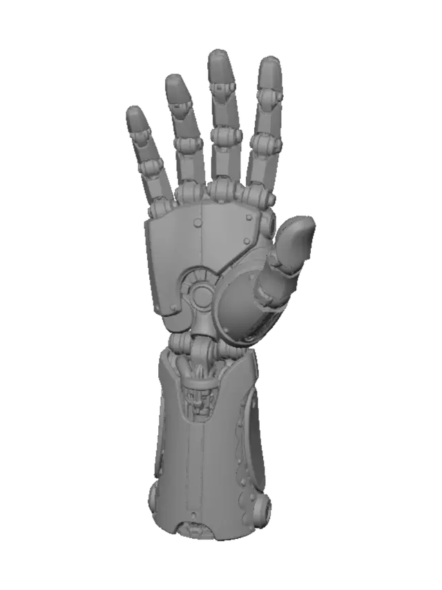 3D model for Raised Robotic Hand