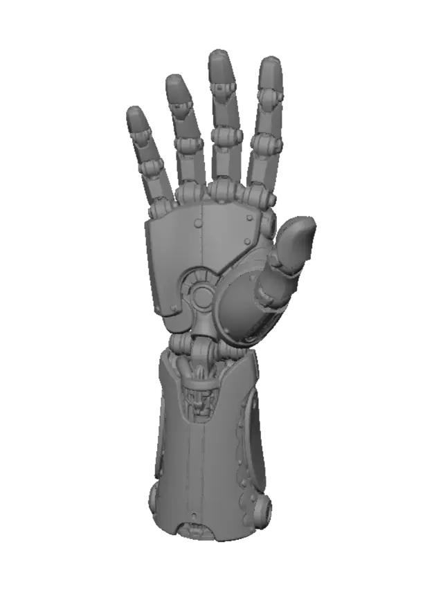 3D model for Raised Robotic Hand