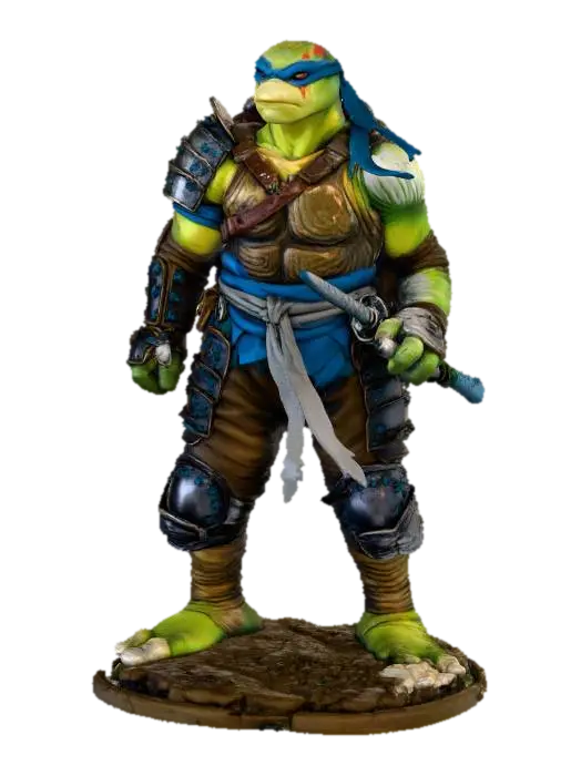 Turtle Warrior - Turtles 3D model, vytvořený pomocí AI