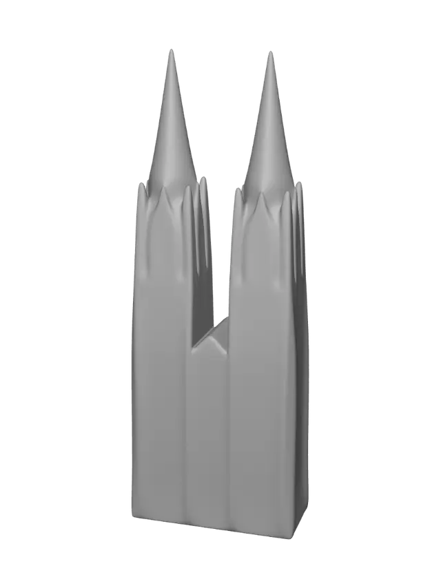 3D model for Twin Icicle Spires