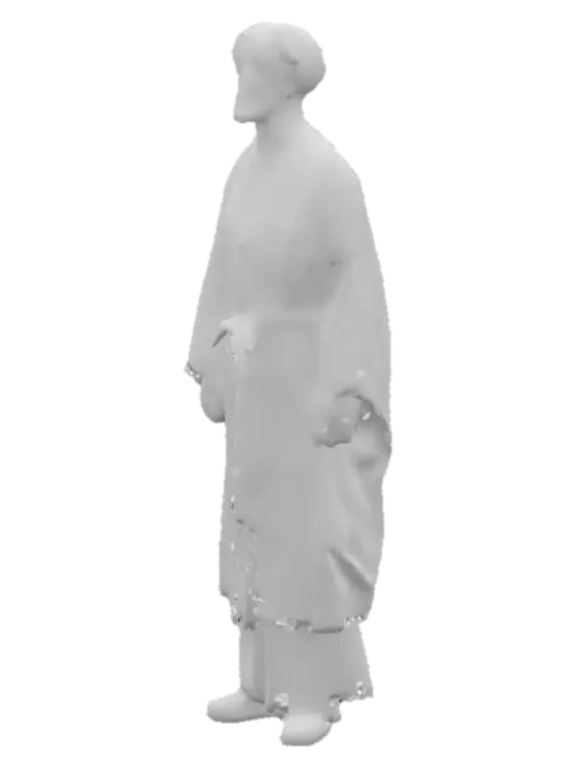 3D model for man for game asset wearing old catholic type of old clothe.
