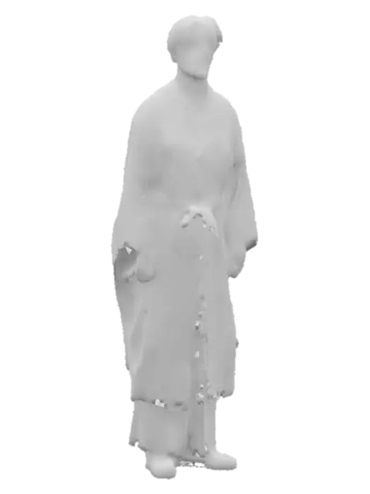 3D model for man for game asset wearing old catholic type of old clothe.