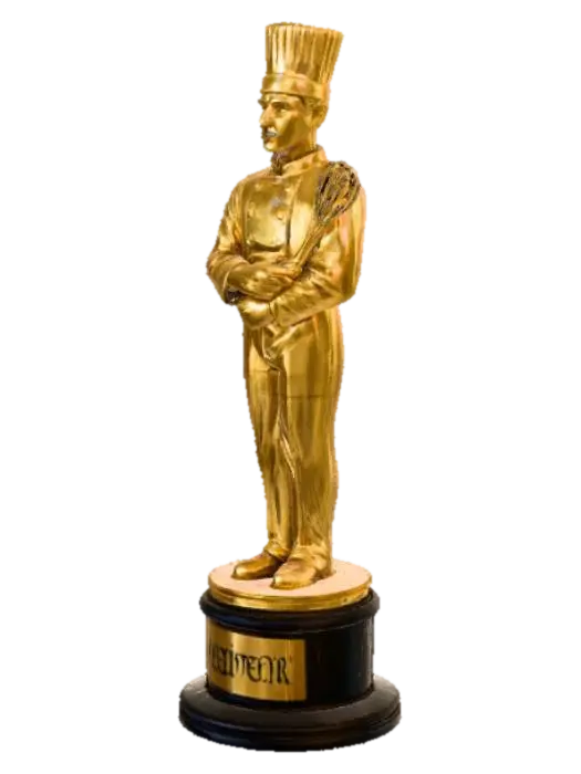 Golden Chef Award, #food# - Cook 3D model, vytvořený pomocí AI