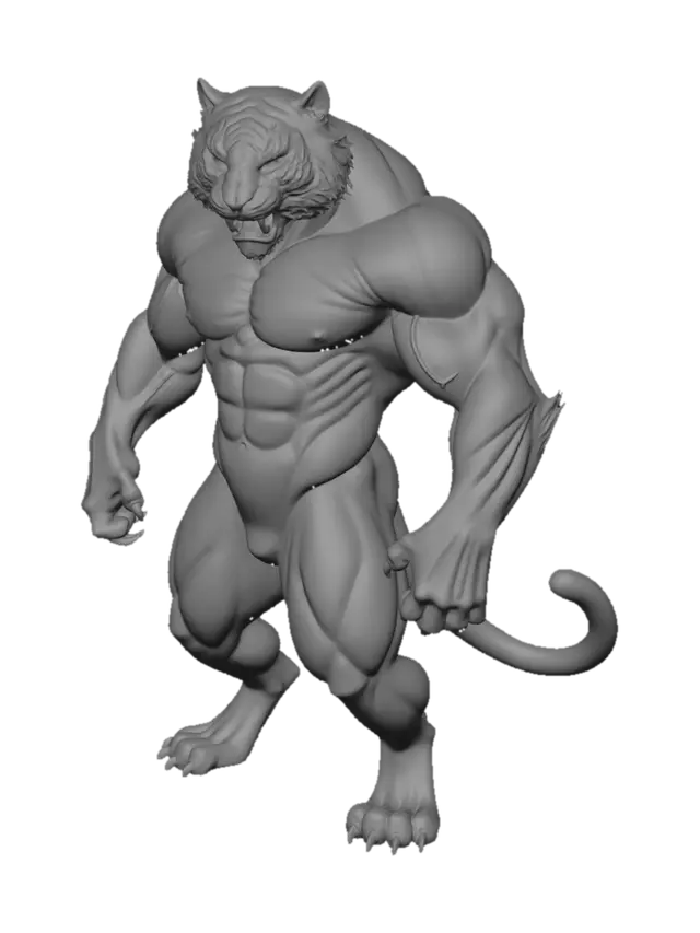 3D model for Emberstride Tiger