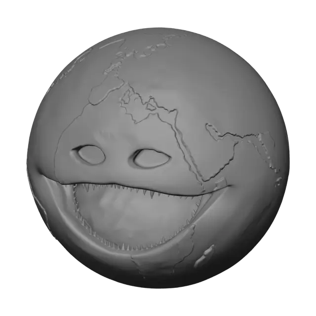 3D model for Grinning Planet