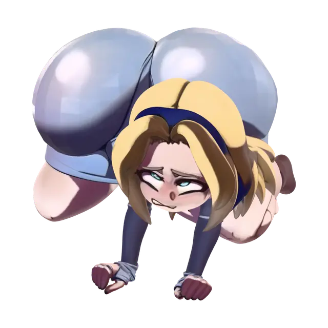 3D model for Crouching Heroine in Distress