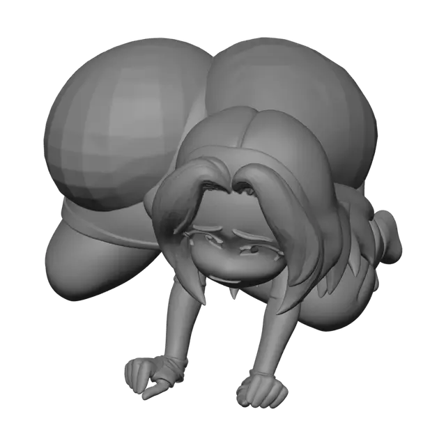 3D model for Crouching Heroine in Distress