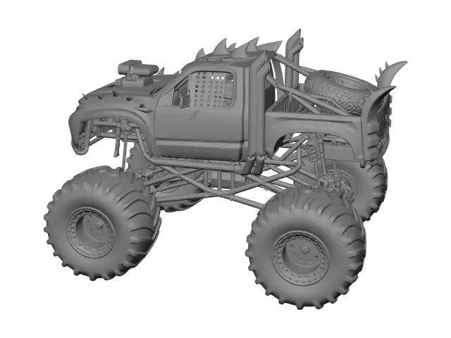 3D model for SEBUAH MOBIL MONSTER