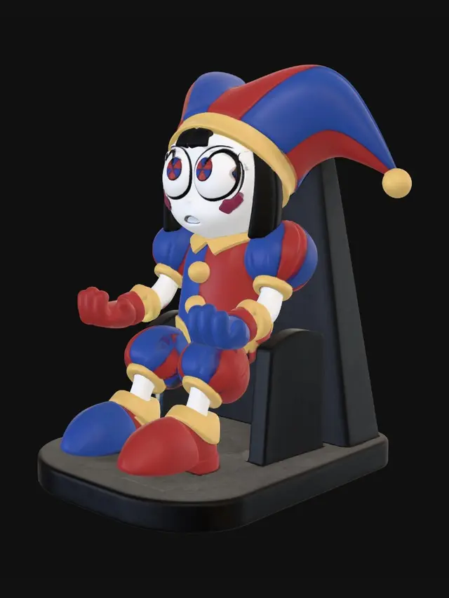3D model for Harlequin Jester Figurine