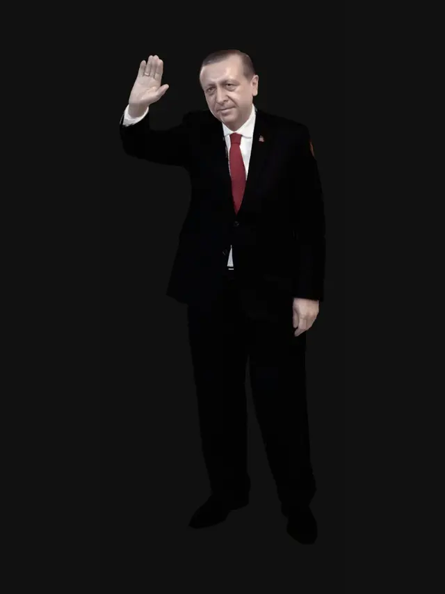 3D model for Waving Man in a Suit