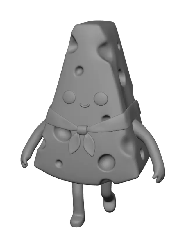 3D model for Cheddar Cutie