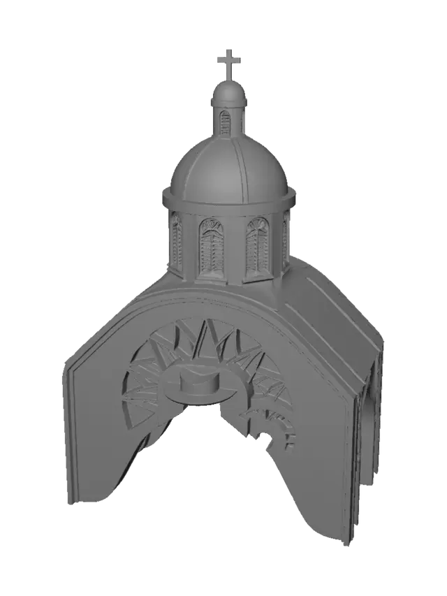 3D model for Gateway to the Blue Dome