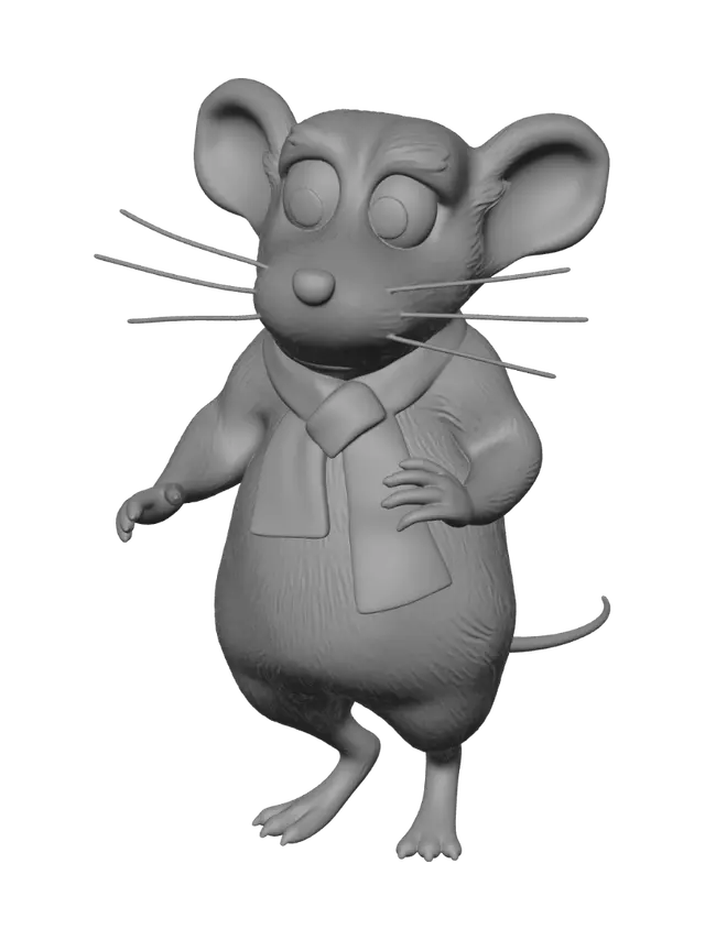 3D model for Remy in a Scarf