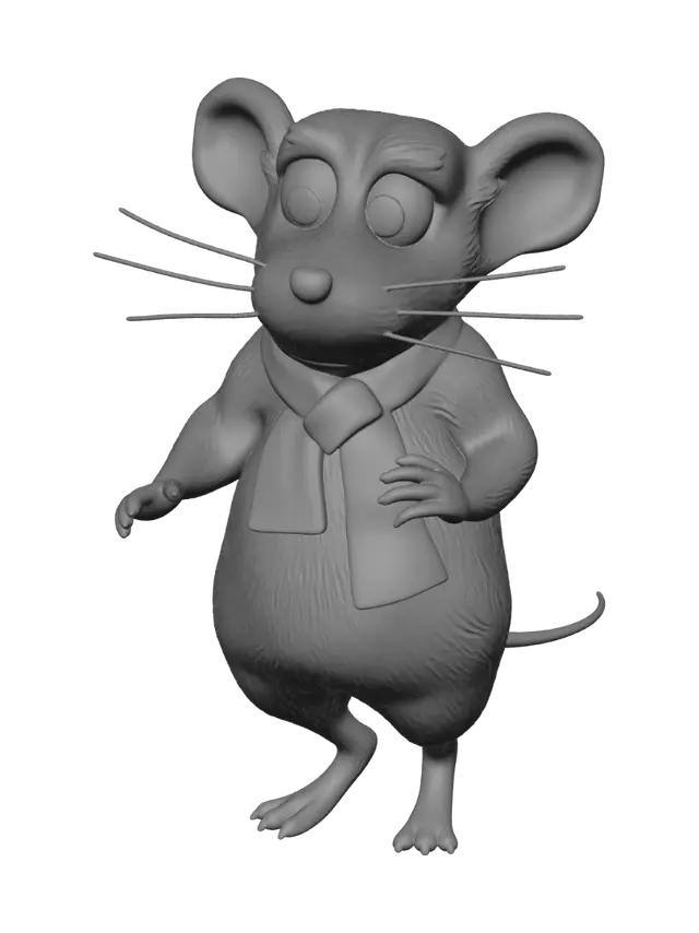 3D model for Remy in a Scarf